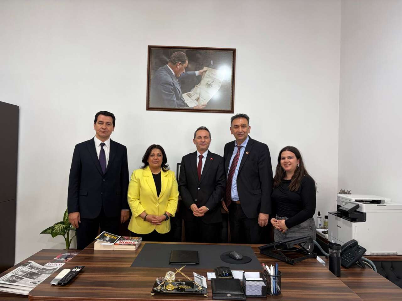 Muğla Gazeteciler ve Yazarlar Derneği’nden, MBB Basın Yayın ve Halkla İlişkiler Dairesi Başkan Vekili Selçuk Şimşek'e Ziyaret 2